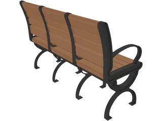 Bench 3D Model