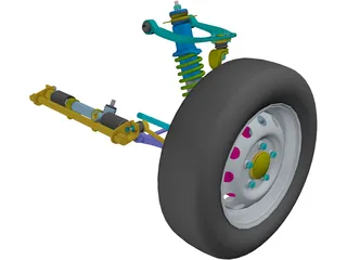 Suspension Front Off-Road 3D Model