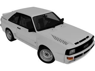 Audi Sport Quattro [B2] (1983) 3D Model