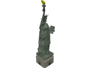 Statue of Liberty USA 3D Model