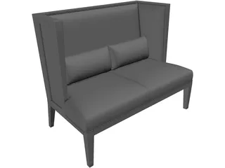 Jovello Loveseat 3D Model