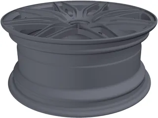 Wheel Rim 3D Model