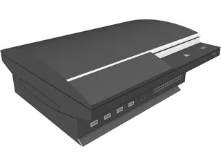 Sony Playstation 3 3D Model