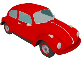 Volkswagen Super Beetle 3D Model