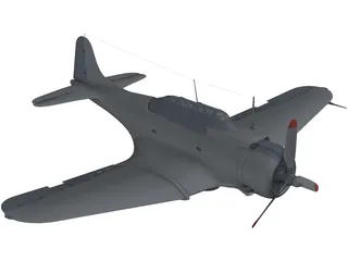 Douglas SBD Dauntless 3D Model