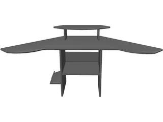 PC Table 3D Model