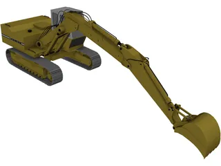 Liebherr Hydraulic Bagger 3D Model