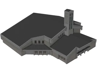 Church St.Pauls Lutheran 3D Model