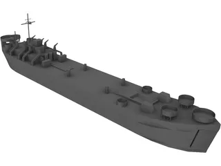 LST 511 Class 3D Model