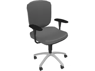 Chair Tria Secretary 3D Model