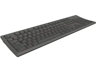 Computer Keyboard 3D Model