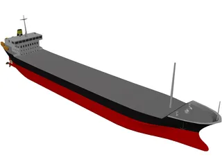 Cargo Ship 3D Model