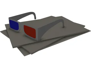 3D Glasses 3D Model