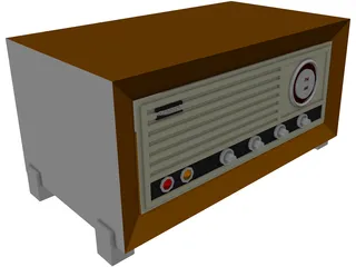 Old Radio 3D Model