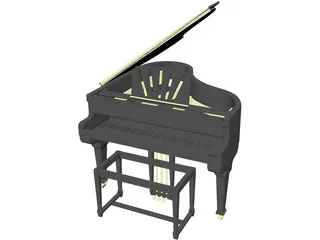 Piano 3D Model