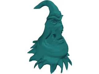 Ghost Head 3D Model