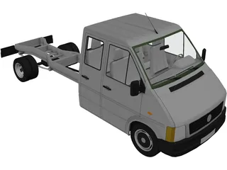 Volkswagen LT Double Cabin 3D Model