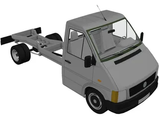 Volkswagen LT Single Cabin 3D Model