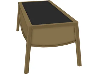 Garden Table 3D Model