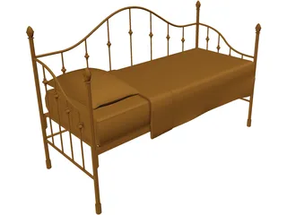 Bed Iron 3D Model