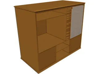 Entertainment Center 3D Model