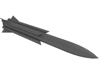 Missile AS17 Krypton 3D Model