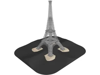 Eiffel Tower 3D Model