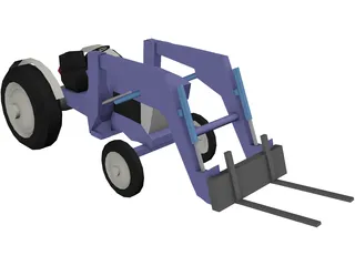 Tractor Farm 3D Model