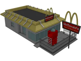 McDonalds 3D Model