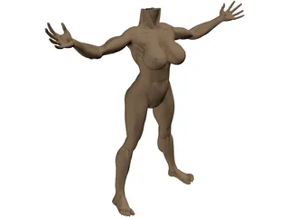 Body Female 3D Model