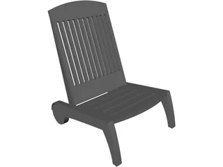 Swimming Pool Chair 3D Model