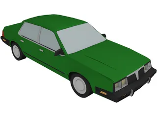 Pontiac 6000 (1984) 3D Model