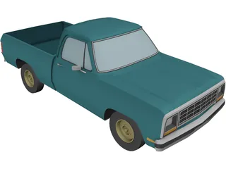 Dodge Ram (1984) 3D Model