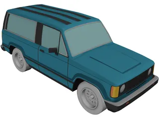 Isuzu Trooper (1986) 3D Model