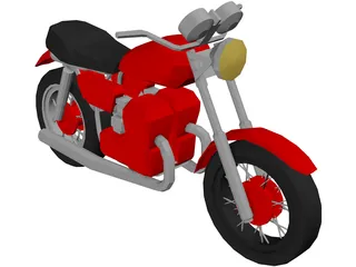 Yamaha 650 (1976)  3D Model