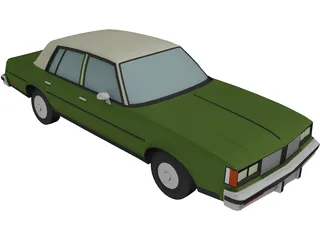 Oldsmobile Cutlass Sedan (1985) 3D Model