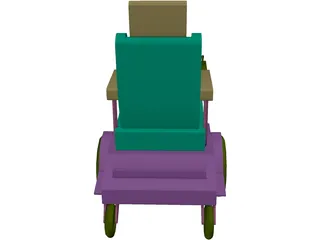 Pronto Wheelchair 3D Model