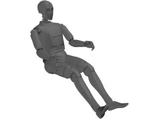 Crash Test Dummy 3D Model