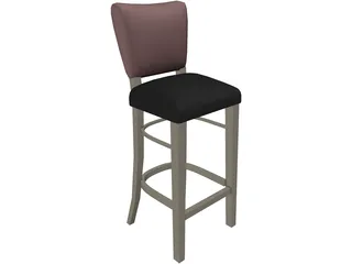 Stool Bar Princeton 3D Model