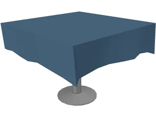 Table Cloth Princeton 3D Model