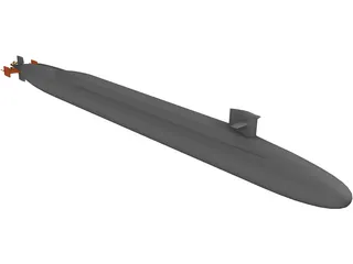 USS Ohio 3D Model