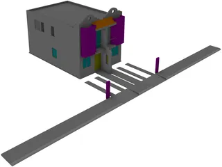 House Duplex 3D Model