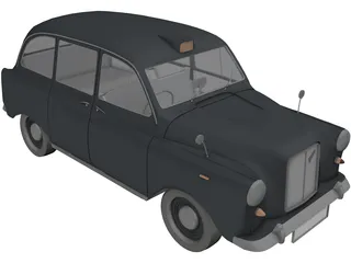 Austin FX4 Taxi 3D Model