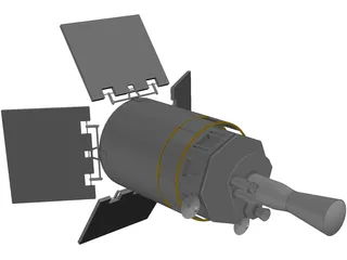 Defense Satellite (DSP) 3D Model