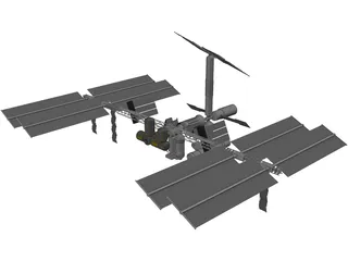 International Space Station 3D Model