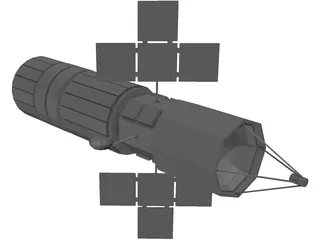 Satellite Zenith 3D Model