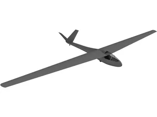 Segelfliegen Glider 3D Model