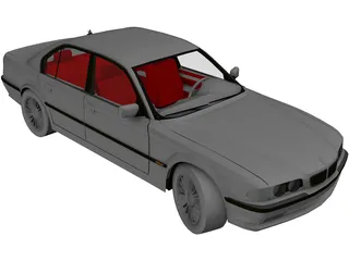 BMW 735Li 3D Model