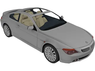 BMW 6-series Coupe 3D Model