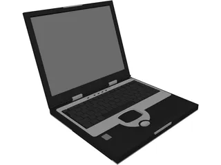 Dell Laptop Notebook 3D Model